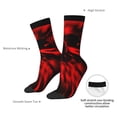 thumbnail image 4 of Vsdgher The Red Head Skull Crew Socks for Men & Women, Breathable Casual Athletic Ankle Socks, 4 of 6