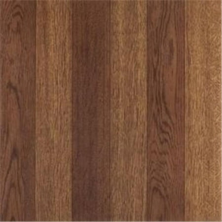 Achim Importing Co., Inc.  NEXUS Medium Oak Plank-Look 12 Inch x 12 Inch Self Adhesive Vinyl Floor Tile