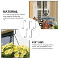 thumbnail image 3 of Qumonin 5pcs Heavy Duty Metal Plant Hangers for Indoor/Outdoor Hanging, 3 of 7