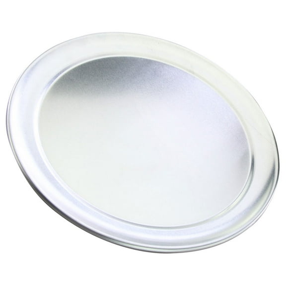 HEATSHAKING Round Baking Pans For Pizza Making 1Pcs 12 Inches Silver Aluminum Tray Bake