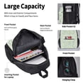 thumbnail image 4 of Pofeuu Wildflower Watercolor 5 Print Backpack Travel Backpacks With Lunch Bag Pencil Bag Set 3 pcs Set Cartoon Backpack, 4 of 7
