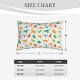 thumbnail image 4 of Pofeuu Dinosaur Print Polyester Microfiber Plush Pillowcases, Super Soft and Cozy Pillow Case Covers with Envelop Closure（Pillow core not included）-16"x24", 4 of 6