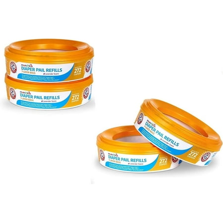 Munchkin Arm and Hammer Diaper Pail Refill Rings, 1088 Count