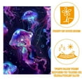 thumbnail image 2 of Jellyfish Swimming Undersea Pattern Garden Flag Double Sided House Flag for Outdoor Home, Personalized All Year Round Yard Decor 12 x 18 Inch, 2 of 6