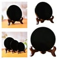 thumbnail image 2 of Natural Obsidian Scrying Mirror for Yoga, Feng Shui, and Alchemy, Hand-Cut and Polished, Multiple Sizes Available, 2 of 9