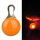 thumbnail image 5 of Collar de Seguridad de Perro de Gato LED para Noche Decoración de de Animales Clip de lámpara sin Batería 8 Colores naranja, 5 of 5