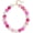 Pink, variant on Colorful Chunky Beaded Necklace for Women Trendy Statement Big Large Resin Bead Bubble Choker Necklaces Boho Charm Jewelry Summer Beach Jewelry