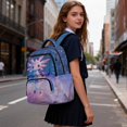 thumbnail image 6 of Pzuqiu Galaxy Axolotl Print Backpack for Teens Lightweight Breathable Students School Bookbag Large Capacity Laptop Daypack with Side Pockets Soft Travel Rucksack for 8-14 Years, 6 of 7