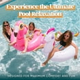 thumbnail image 2 of Joyfy 2 Piezas Flamenco Piscina Unicornio Flotador, Divertidos Flotadores de Playa, Inflable Piscina Tubo Fiesta Juguetes, 2 of 8