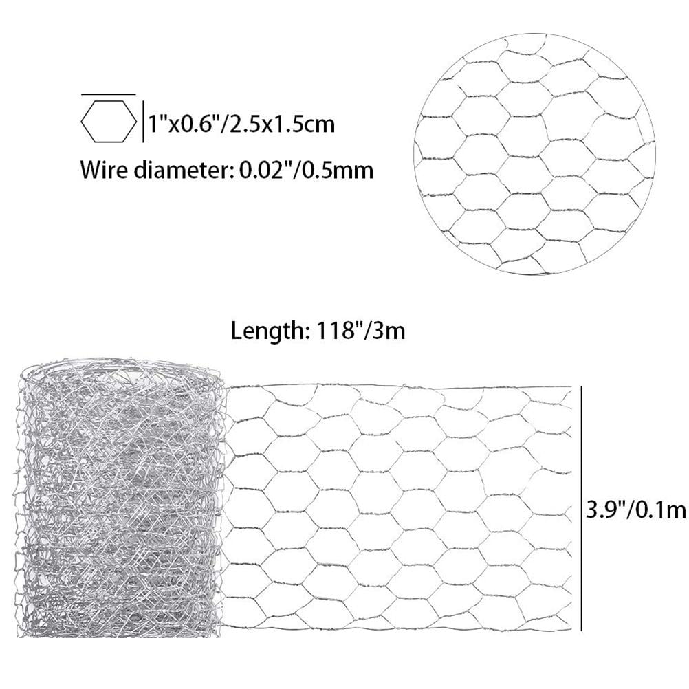 Durable and Reusable Garden Protection from Animals Mesh : 100 , Size : 1m x 3m Fine Mesh Netting for Plants Netting for Plants Vegetable Garden Netting 0.5mm