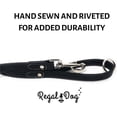 thumbnail image 6 of Regal Dog Products Waterproof Leash – 5 ft. Black Dog Leash with Easy to Use Collar Hook, Lightweight, and Proof Training Pet Lead with Vinyl-Coated Webbing for Small, Medium, Large, or XL Dogs, 6 of 9