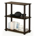 thumbnail image 5 of Furinno Turn-N-Tube 23.6 W x 11.6 D x 29.5 H 3-Shelf Decorative Shelves, Brown, 5 of 5