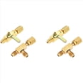 thumbnail image 1 of 2X Válvula de Bola de Aire Acondicionado Adaptador SAE de 1/4 de Pulgada Y T de Acceso de Acoplador Rápido de Núcleo de Válvulas de 1/4 de Pulgada, para Refrigerante R134A, 1 of 5