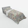 thumbnail image 2 of Ambesonne Floral Bedding Set 3 Pcs, Botanical Spring Petals, Twin XL, Multicolor, 2 of 2