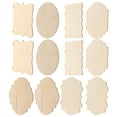 thumbnail image 2 of MRLESS 12pcs Unfinished Wooden Plaques for DIY Wall Art & Crafts, 2 of 9