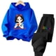 thumbnail image 3 of Nuevo conjunto de sudadera con capucha de Blancanieves y los siete enanitos para niñas de 3 a 14 años, sudadera informal de calle kawaii para niños, traje de camión de Frozen para niños, 3 of 5