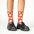 thumbnail image 4 of Naloa Bright Autumn Leaves Charm Kids Socks Unisex Kids and Toddlers' Crew Socks, ,1 Pairs, 4 of 5