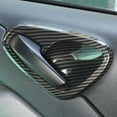 thumbnail image 2 of Lierteer Carbon Fiber Look Inner Door Handle Cover Bowl for Smart fortwo 451 2011-2014, 2 of 7