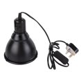 thumbnail image 2 of 5.5in Reptile Lamp Fixture Uniform Heating Professional Shallow Dome Lamp Cap for Amphibians 220‑, 2 of 15