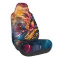 thumbnail image 1 of Balery Vibrant Rooster Painting Funda de Asiento para Auto con Diseño - Cubierta Frontal Suave y Transpirable con Protector Antideslizante- 1 Unidad, 1 of 5