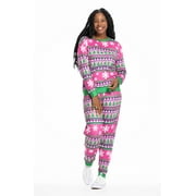 Jollidays x Glitter and Lazers Women's Love at Frost Sight Pajama Set, Sizes S -5X