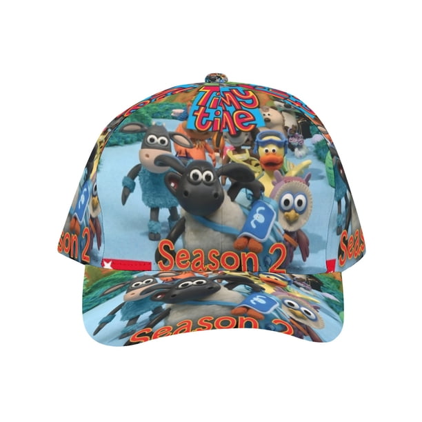 Timmy Time Gorra de Béisbol para Hombres, Mujeres y Niños, Gorra Clásica de Visera Plana, Gorra Hip Hop Trucker, Snapback Ajustable