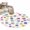 Multi, variant on Round Rugs 3Ft, Boho Polka Dots Round Area Rug Washable Indoor Throw Carpet, Ombre Purple Blue Pink Green Watercolor Small Non Slip Circle Rug for Bedroom Living Room Home Decor Aesthetic