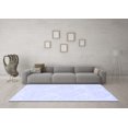thumbnail image 3 of Ahgly Company Indoor Round Solid Blue Modern Area Rugs, 3' Round, 3 of 4