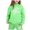 Light Green*, variant on RUTAYY Girls 2 Piece Outfit Long Sleeve Hoodie and Sweatpants Set Letter Print with Pockets for Kids Daily Casual Outfit Light Green