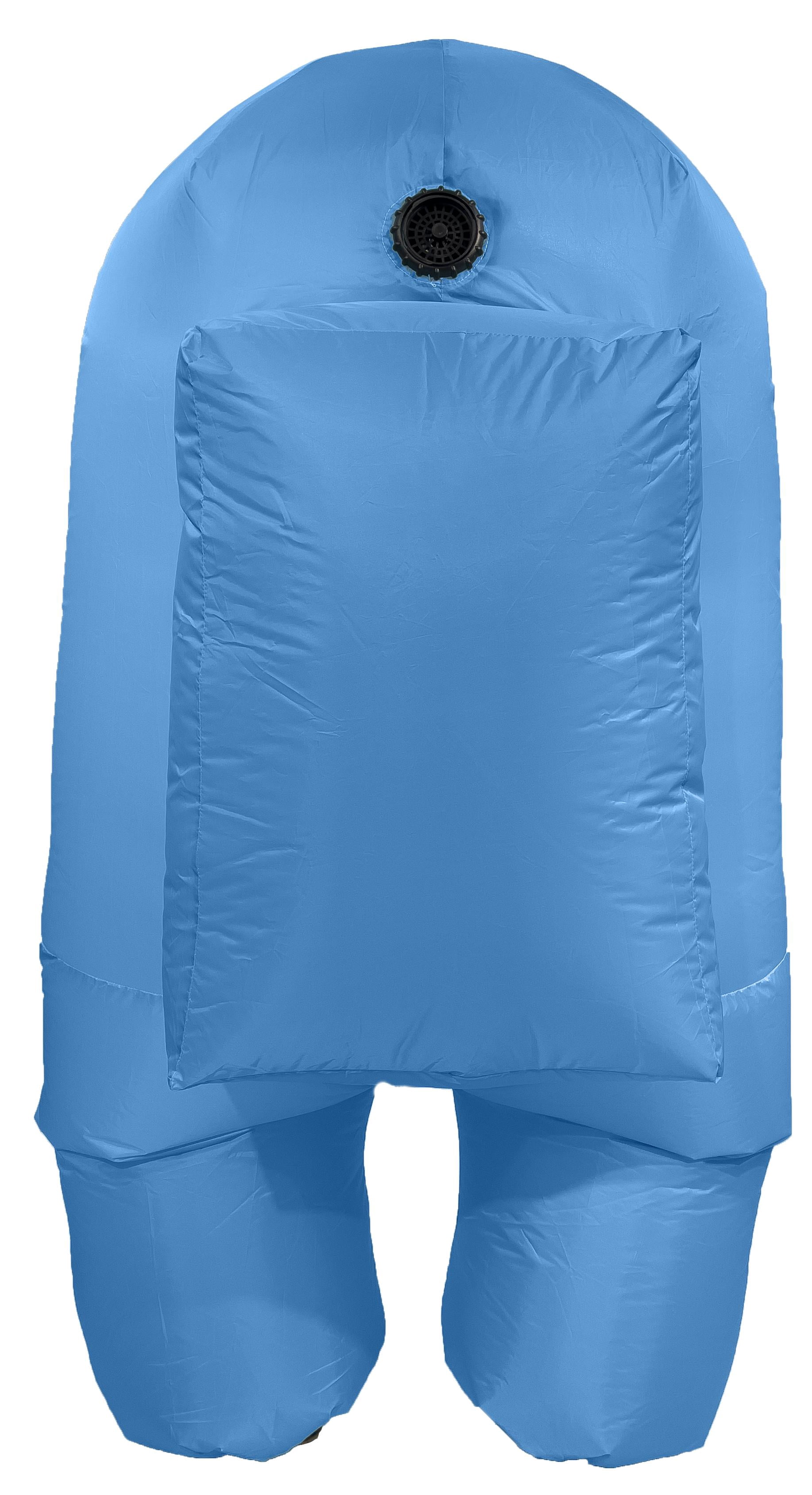Among Us Blue Impostor Inflatable Halloween Costume for Children, One Size Fits Most, by Maxx Marketing