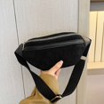 thumbnail image 4 of Bolso bandolera de pana para niña, bolso de cintura para teléfono móvil, bolso estilo cartera pequeño retro, 4 of 5