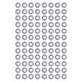thumbnail image 1 of Washer, A2-70 Stainless Steel Flat Washers Set Standard Sizes  For Automobile Repair For Industrial Devices M2,M2.5,M3,M4,M5,M6,M8,M10,M12, 1 of 8