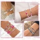 thumbnail image 5 of Preppy Heishi Pulseras Set Colorido Oro Blanco Sonrisa Corazón Estrella Mal de Ojo Con Cuentas Arcilla Polimérica Perla Apilable Encanto Y2k Kidcore Verano Playa Bohemio, 5 of 5