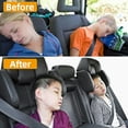 thumbnail image 3 of Car Seat Headrest Neck Pillow Cushion Memory Foam Auto Car Travel Rest Pillow Sleep Side Neck Head Support For Kids Adults, 3 of 4