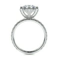 thumbnail image 2 of Bella Jewel 14K White Gold Plated Ring - Anniversary Ring for Her - Round Cut Brilliant 2.1 Ct Diamond Ring - Eternity Diamond Ring for Women's - Halo Diamond Ring for Women's - Wedding Gift, 2 of 3