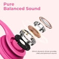 thumbnail image 6 of Wired Headphones for Kids, 85dB Volume Limit, 3.5mm Kids Headphones with Cord &USB C to 3.5mm Dongle, Adjustable, Foldable Toddler headsets for School, 6 of 6