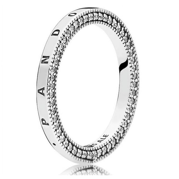 PANDORA Signature Hearts of PANDORA Ring 54 - 197437CZ-54