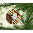 thumbnail image 2 of Baby Calf Candy Cane Holiday Christmas Ceramic Ornament SB3133CO1, 2 of 3