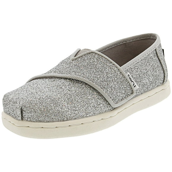 Toms Classic Ankle-High Slip-On Shoes - 3M - Silver Iridescent Glimmer