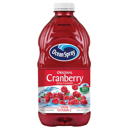 (2 Pack) Ocean Spray Juice Cocktail, Cranberry, 64 Fl Oz, 1 (The Best Cranberry Juice For Uti)