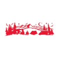thumbnail image 1 of davian Car Sticker Decal Petg Vinyl Weather Resistant Creative Auto Hood Window Accessory Covers Scratches Suitable for Suv Rv Truck Decoration Red, 1 of 8