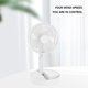 thumbnail image 5 of Ventilador plegable Ventilador de escritorio portátil Mini ventilador de escritorio para oficina en casa Camping al aire libre, 5 of 5