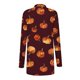 thumbnail image 5 of Cárdigan de manga larga con estampado de Halloween para mujer, chaqueta de poliéster, 5 of 6
