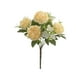 thumbnail image 1 of Flores Artificiales de Peonía Rosa para Decoración de Mesas, Rosas de Peonía de Seda para El Hogar, Fiestas, Recepciones de Boda y Decoración de Oficina., 1 of 5
