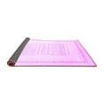 thumbnail image 2 of Ahgly Company Indoor Round Solid Purple Modern Area Rugs, 7' Round, 2 of 4