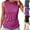 A-Beige, variante sur Jinhomg Débardeurs pour Femmes Légers et Confortables Sans Manches Col Rond T-Shirts d'Été Couleur Unie Décontractés Coupe Ample Basiques T-Shirts Économies d'Hiver Violet P