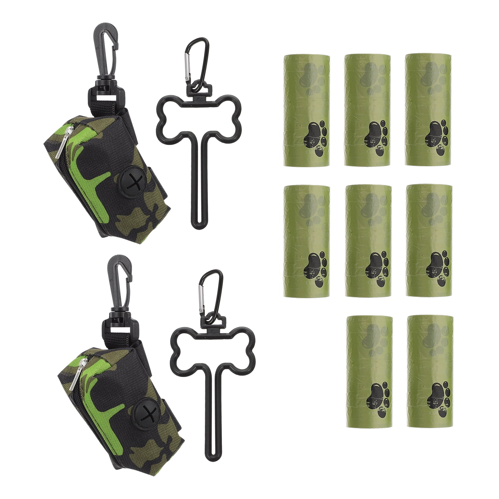 Rosarivae 1 Set of Oxford Cloth Bag Dispenser Dog Shit Trash Bags Garbage Storage Bags