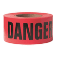 thumbnail image 2 of Barricade Tape - Danger - Red 3" X 1000 Ft Non Adhesive 2 Mil (8 Roll/Case), 2 of 4