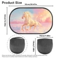 thumbnail image 7 of Yuyamidu Horse Car Window Shade Snowfield Auto Side Window Sunshades Blocks Sun and Heat 2 Pack Vehicle Car Side Window Sun Shield Car Interior Accessories Decor, 7 of 7
