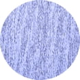 thumbnail image 1 of Ahgly Company Indoor Round Abstract Blue Contemporary Area Rugs, 7' Round, 1 of 4